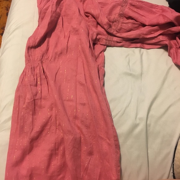 NWOT Pink Maternity Shirt - Picture 3 of 3